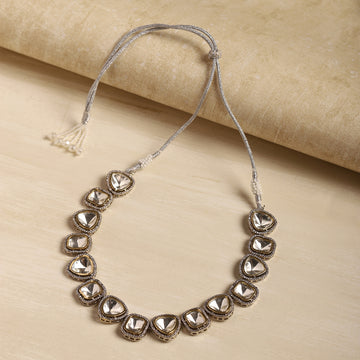 Polki Kundan and Diamond Necklace