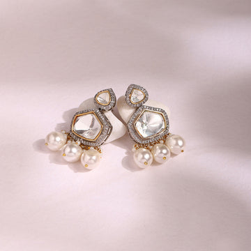 Pearl Stone Earrings