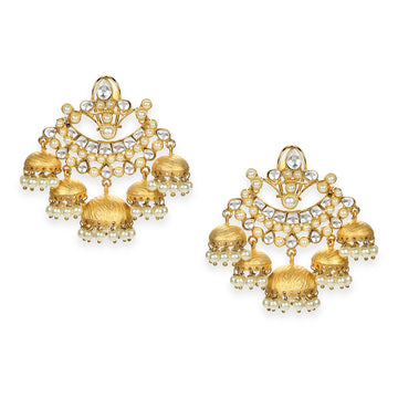 Five Tier Jhumki Earrings