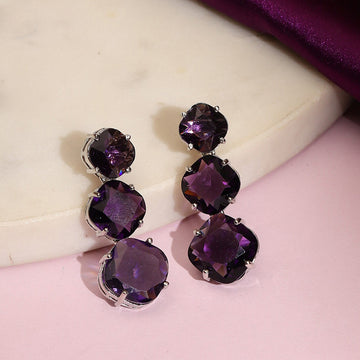 Purple Earrings