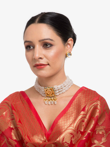 Kundan Choker with Studs