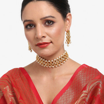 Kundan Choker with Earrings