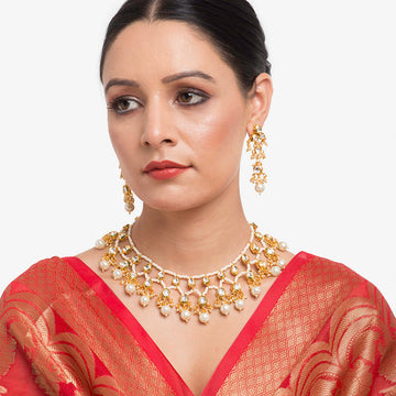 Kundan Choker with Earrings