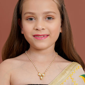 Kundan Necklace for Kids