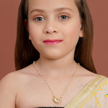 Kundan Necklace for Kids