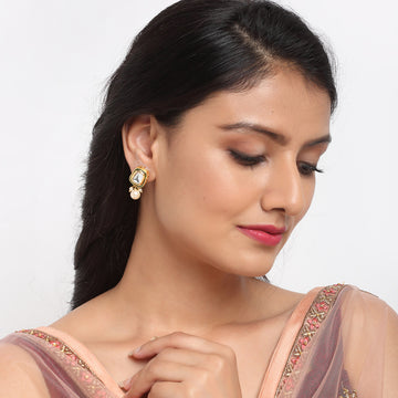 Stone Kundan Earrings