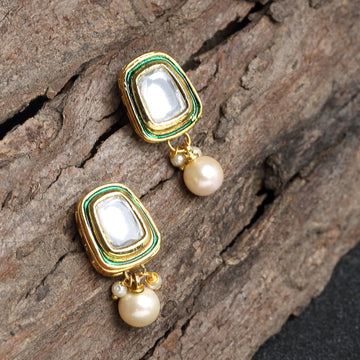 Stone Kundan Earrings