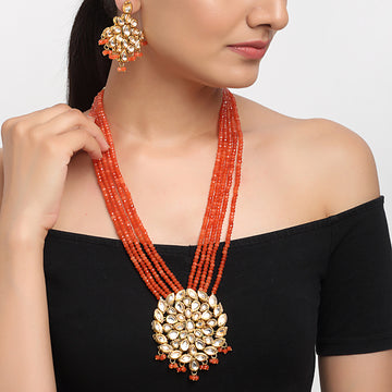 Kundan Neckpiece with Earrings