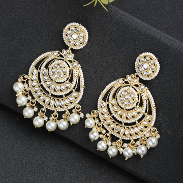 Kundan Pearl Earrings