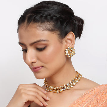 Kundan Choker with Studs