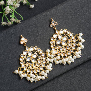 Kundan & Pearl Earrings