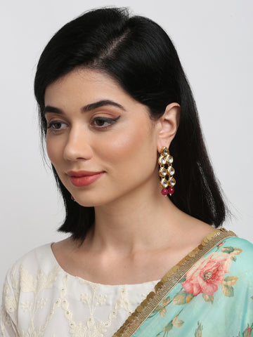 Stone Kundan Earrings