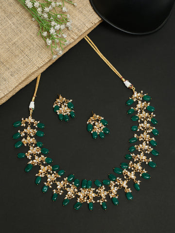 Kundan Neckpiece with Earrings