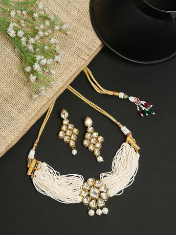 Kundan Choker with Earrings