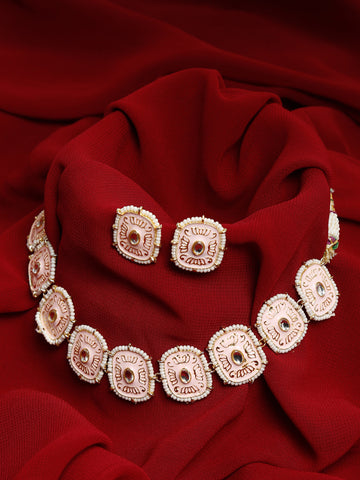 Kundan Choker with Earrings