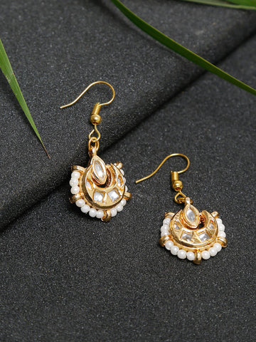 Kundan Loop Earrings